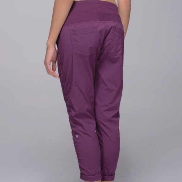 NEW Lululemon Street‎ To Studio Pant II Joggers Unlined Regal Plum Purple Size 4 - Picture 2 of 10